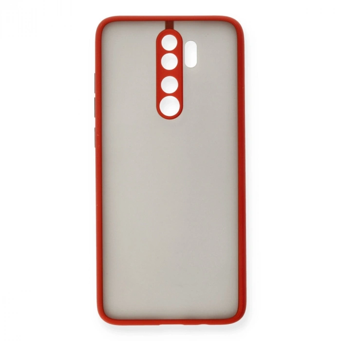 Xiaomi Redmi Note 8 Pro Kılıf Montreal Silikon Kapak - Kırmızı