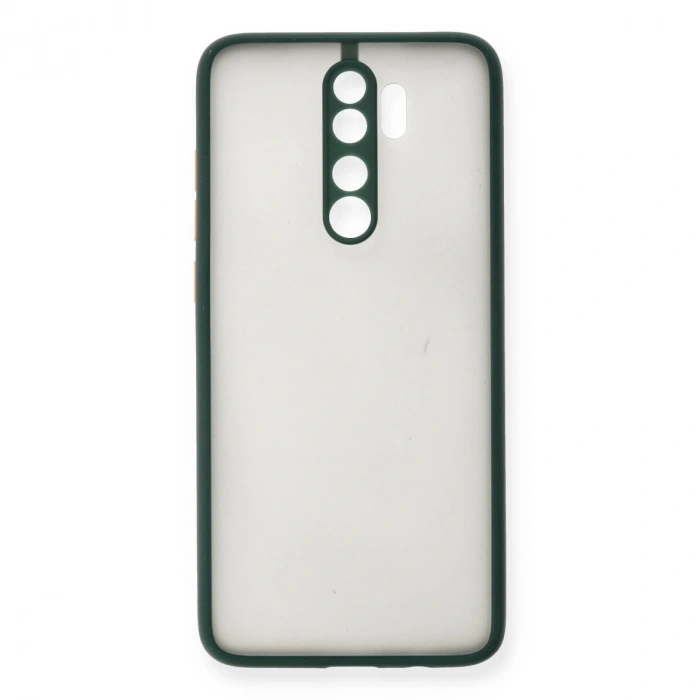 Xiaomi Redmi Note 8 Pro Kılıf Montreal Silikon Kapak - Yeşil