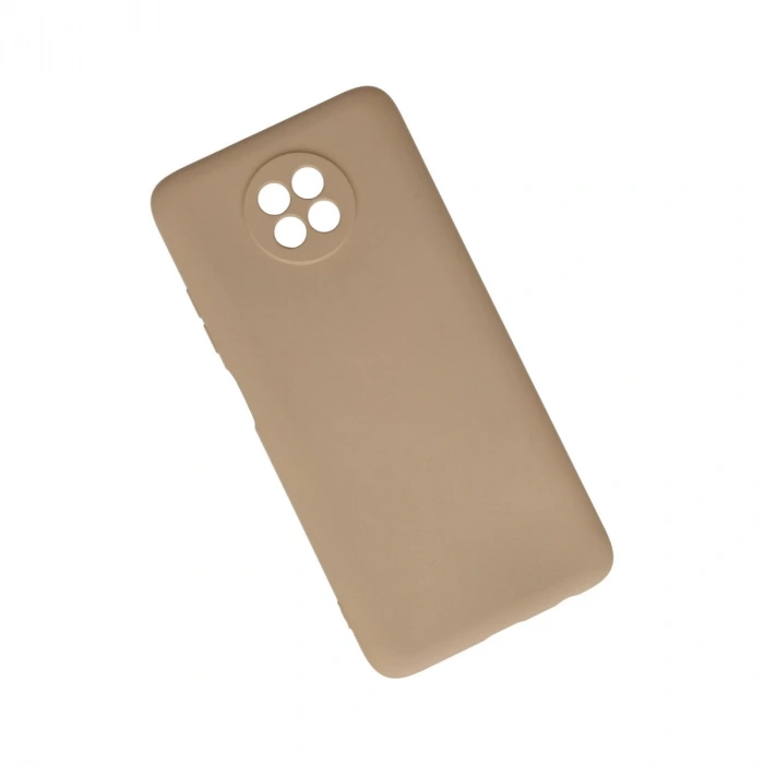 Xiaomi Redmi Note 9 5g Kılıf Nano İçi Kadife Silikon - Bej