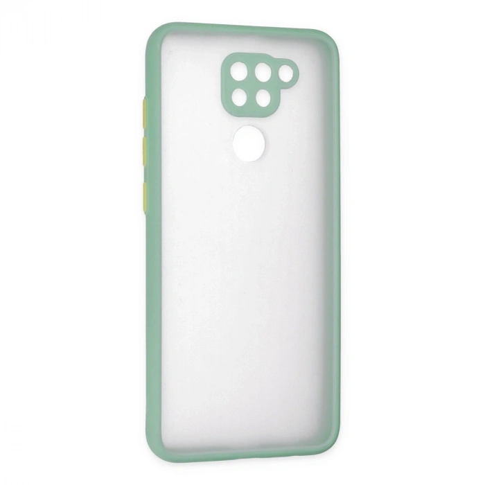 Xiaomi Redmi Note 9 Kılıf Montreal Silikon Kapak - Turkuaz