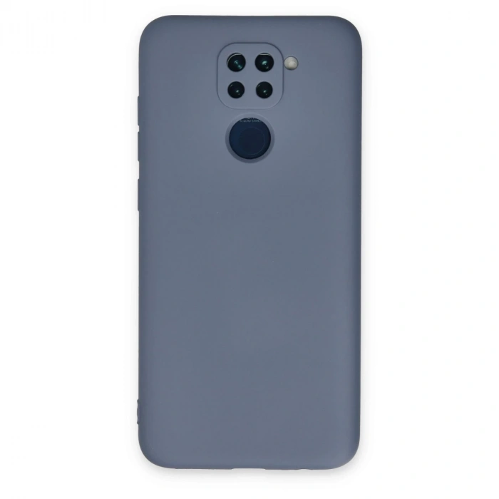 Xiaomi Redmi Note 9 Kılıf Nano İçi Kadife Silikon - Gri