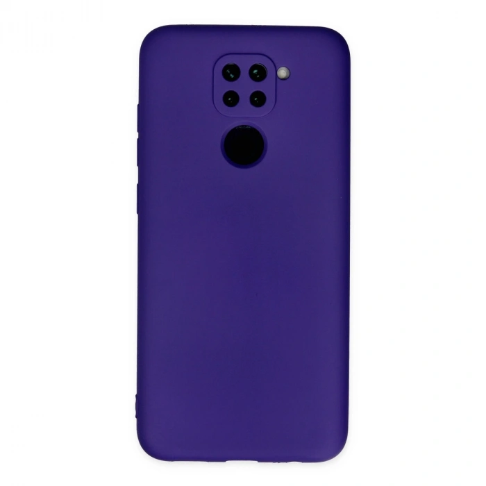Xiaomi Redmi Note 9 Kılıf Nano İçi Kadife Silikon - Mor