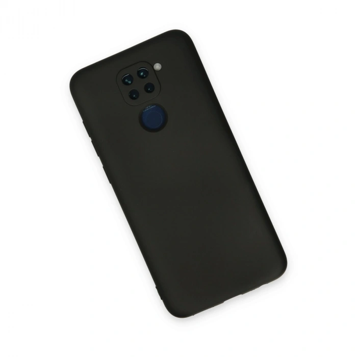 Xiaomi Redmi Note 9 Kılıf Nano İçi Kadife Silikon - Siyah