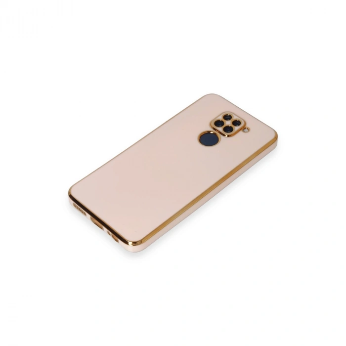 Xiaomi Redmi Note 9 Kılıf Volet Silikon - Pembe