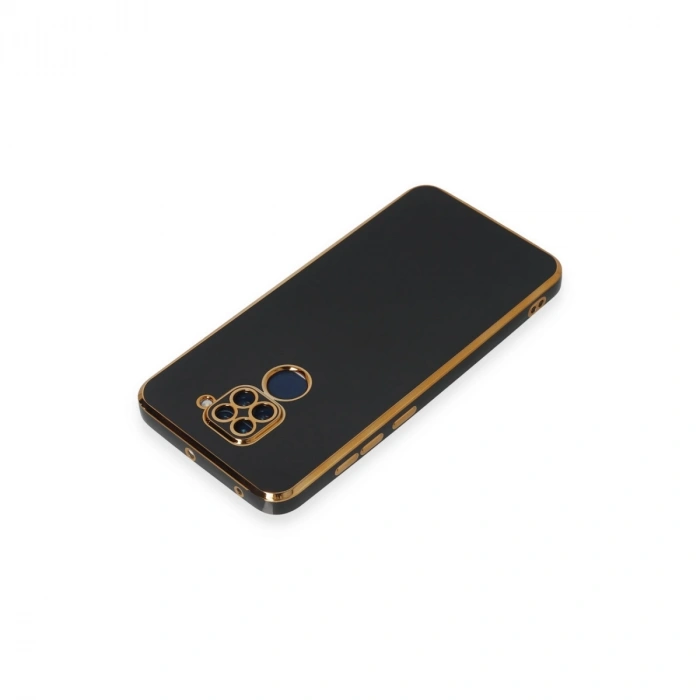 Xiaomi Redmi Note 9 Kılıf Volet Silikon - Siyah