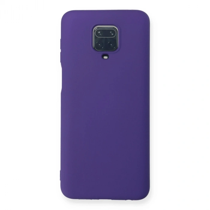Xiaomi Redmi Note 9 Pro Kılıf Nano İçi Kadife Silikon - Mor