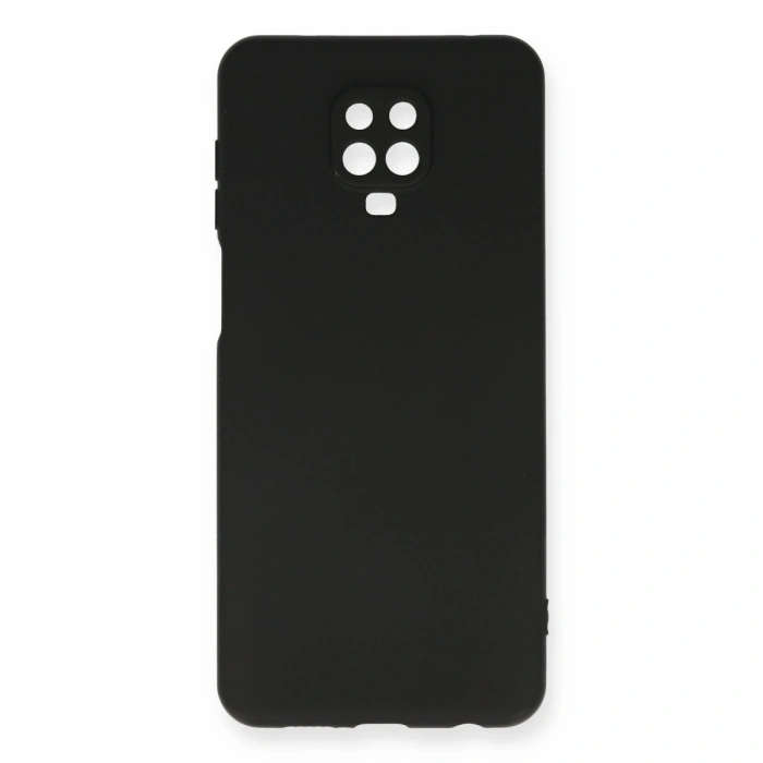Xiaomi Redmi Note 9 Pro Kılıf Nano İçi Kadife Silikon - Siyah