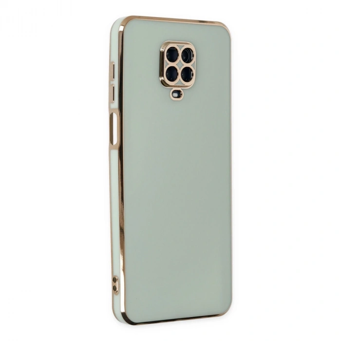 Xiaomi Redmi Note 9 Pro Kılıf Volet Silikon - Açık Yeşil