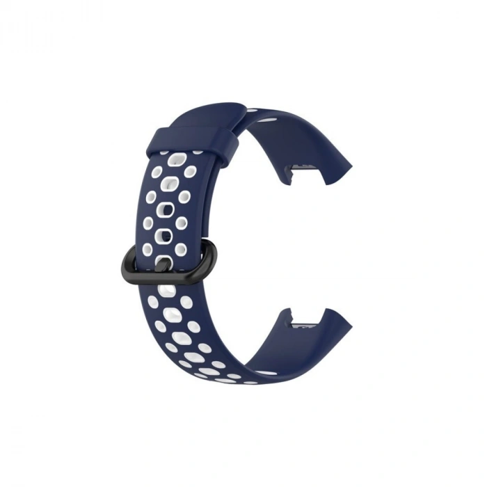 Xiaomi Redmi Watch 2 Spor Delikli Kordon (saat Değildir) - Lacivert-beyaz
