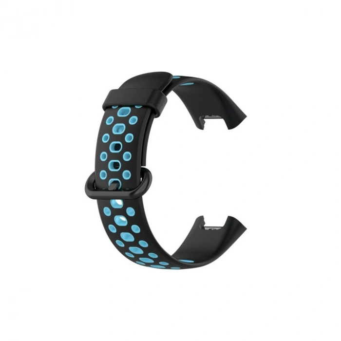 Xiaomi Redmi Watch 2 Spor Delikli Kordon (saat Değildir) - Siyah-mavi