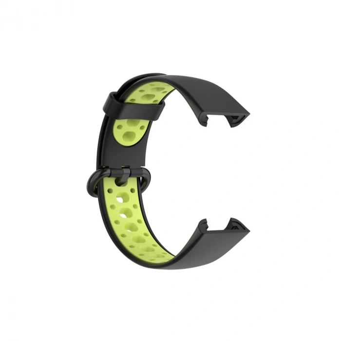 Xiaomi Redmi Watch 2 Spor Delikli Kordon (saat Değildir) - Siyah-yeşil