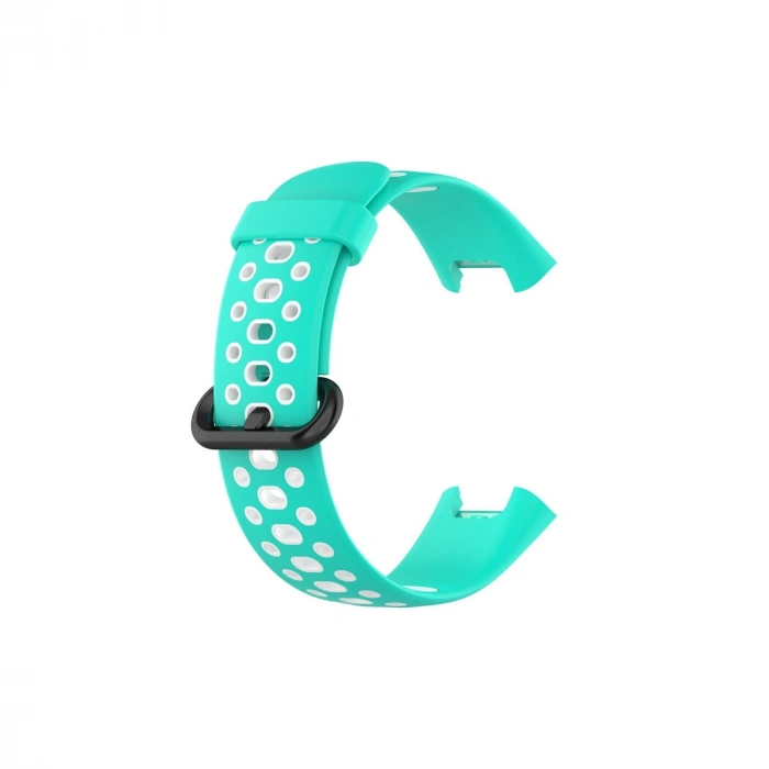 Xiaomi Redmi Watch 2 Spor Delikli Kordon (saat Değildir) - Turkuaz-beyaz