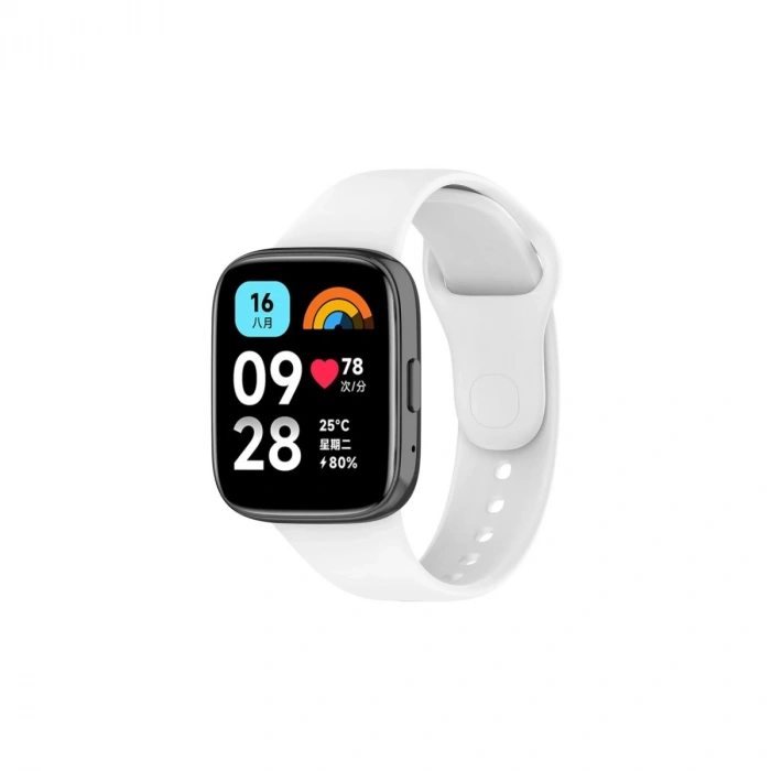Xiaomi Redmi Watch 3 Active Klasik Kordon - Beyaz