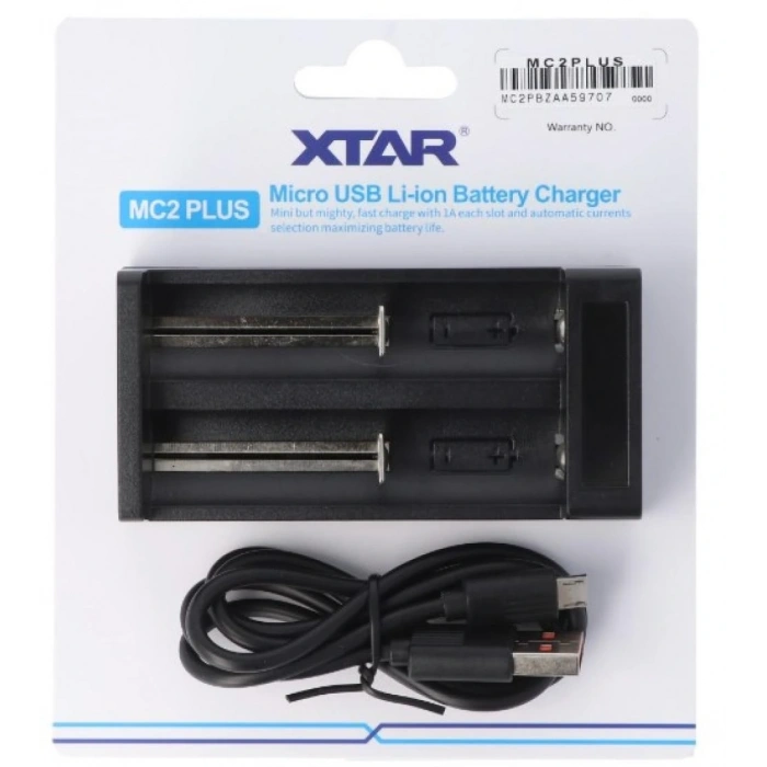 Xtar Mc2 Plus İkili Li-ion Pil Şarj Cihazı