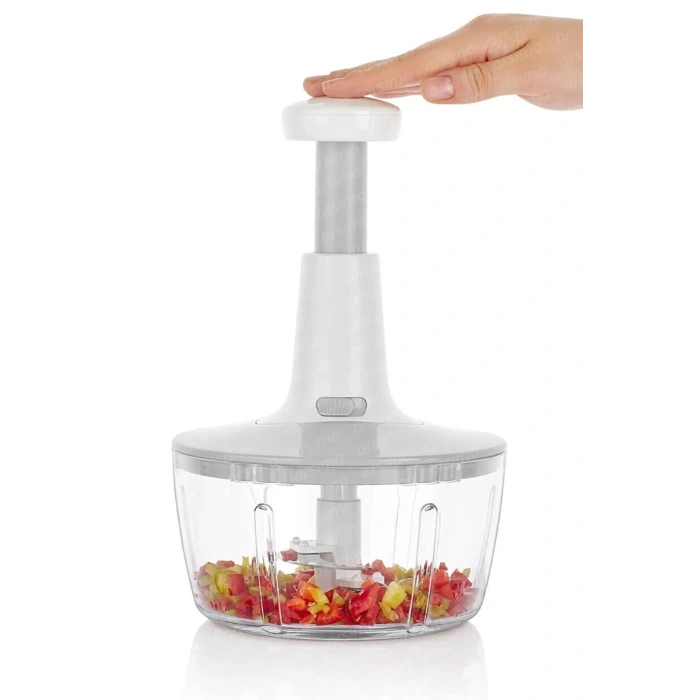 Yakut Üstten Basmalı El Rondo Blender Çelik Bıcaklı Beyaz (599)