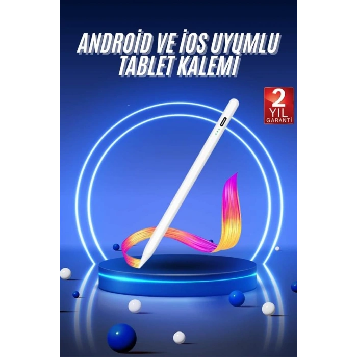 Yazı Çizim Kalemi İos Android Windows Uyumlu Tablet Telefon