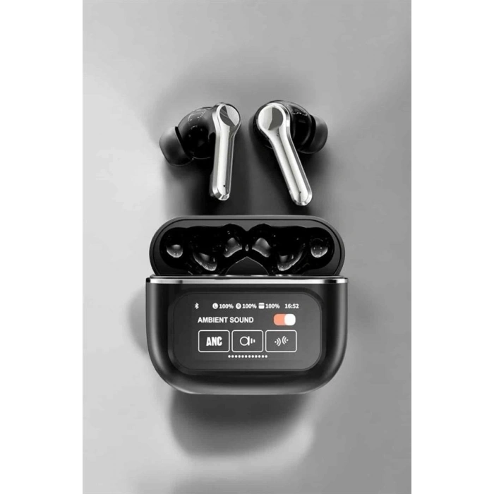 Yeni Nesil Bluetooth Kulaklık Ekranlı Yüksek Ses Kaliteli Uzun Şarj Süreli