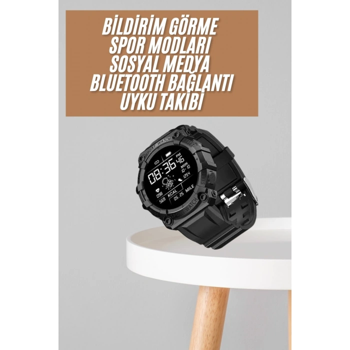 Yeni Nesil Çok Fonksiyonlu Uyku Ve Sağlık Takibi Yapabilen Siyah