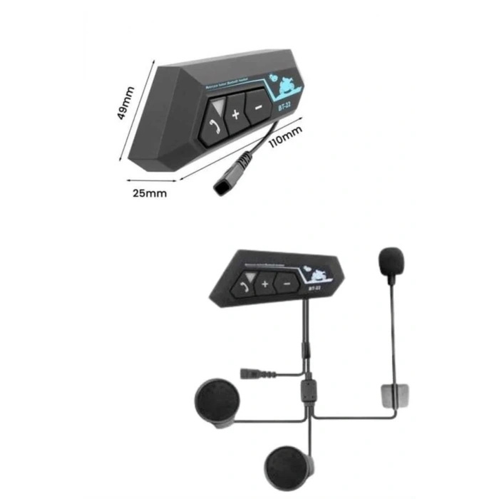 Yeni Nesil Dinleme Ve Konuşma Özellikli Intercom Kask Kulaklığı 5.0 Bluetooth