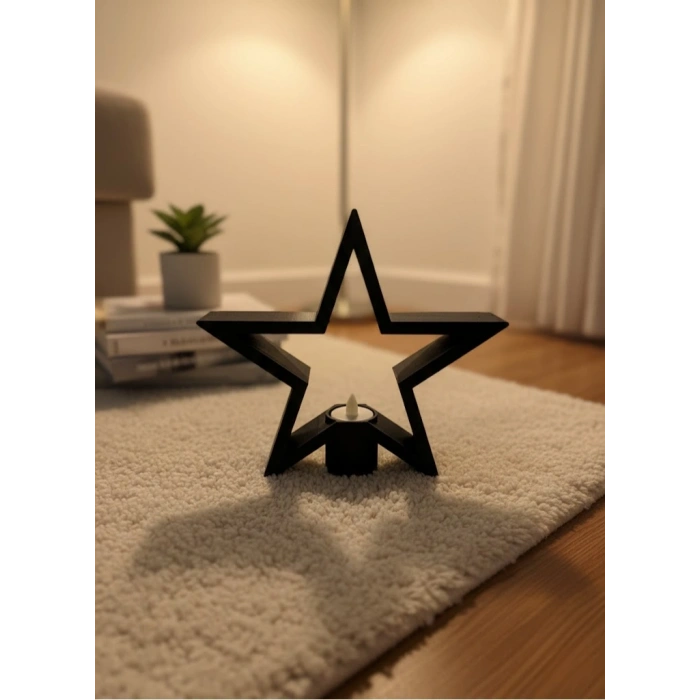 Yıldız Mumluk Siyah