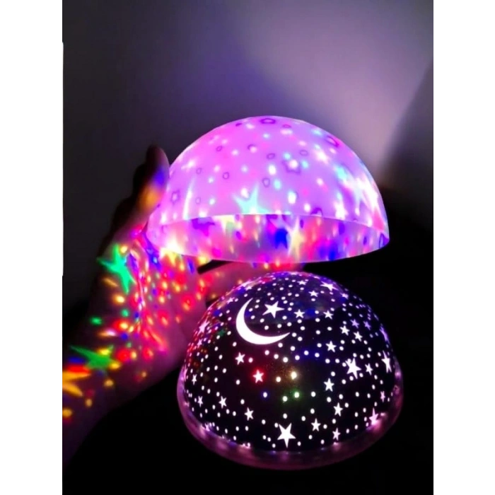 Yıldızlı Gökyüzü Efektli Projektörlü Masa Ve Gece Lambası