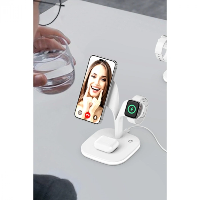 Ym-ud22 Kablosuz Şarj Masaüstü Set - Siyah