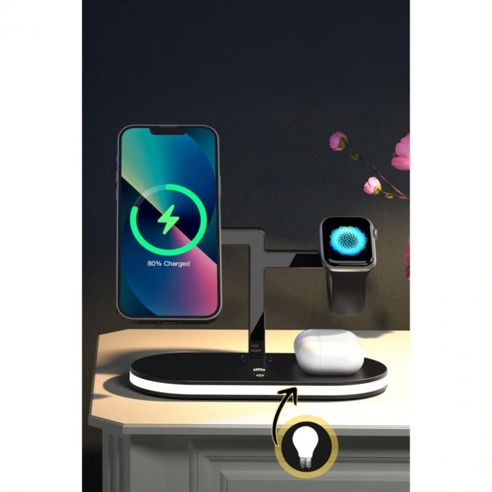 Ym-ud23 Kablosuz Şarj Masaüstü Set - Beyaz