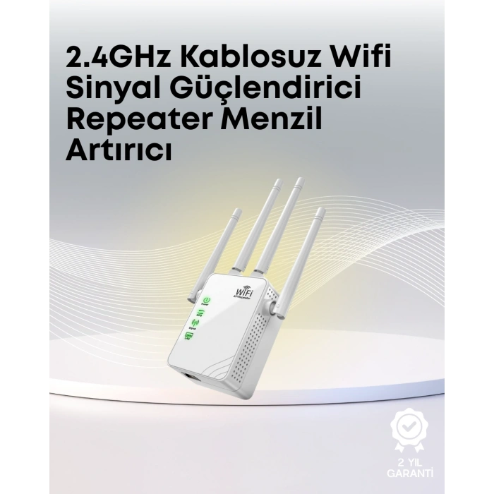 Yüksek Hızlı Parazit Önleyici Wifi Repeater Router