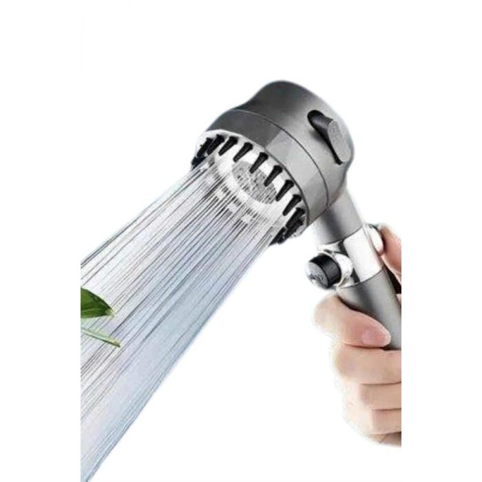 Yüksek Performanslı Masaj Etkili Su Tasarruflu Duş Başlığı Krom Kaplama Uzun Ömürlü