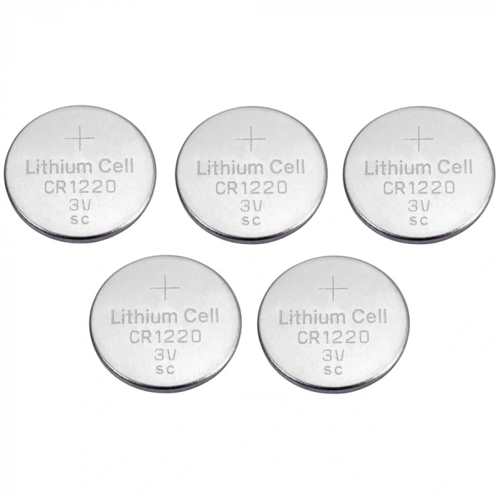 Yuma Cr1220 Süper Lityum 3v 5’li Kart Düğme Pil