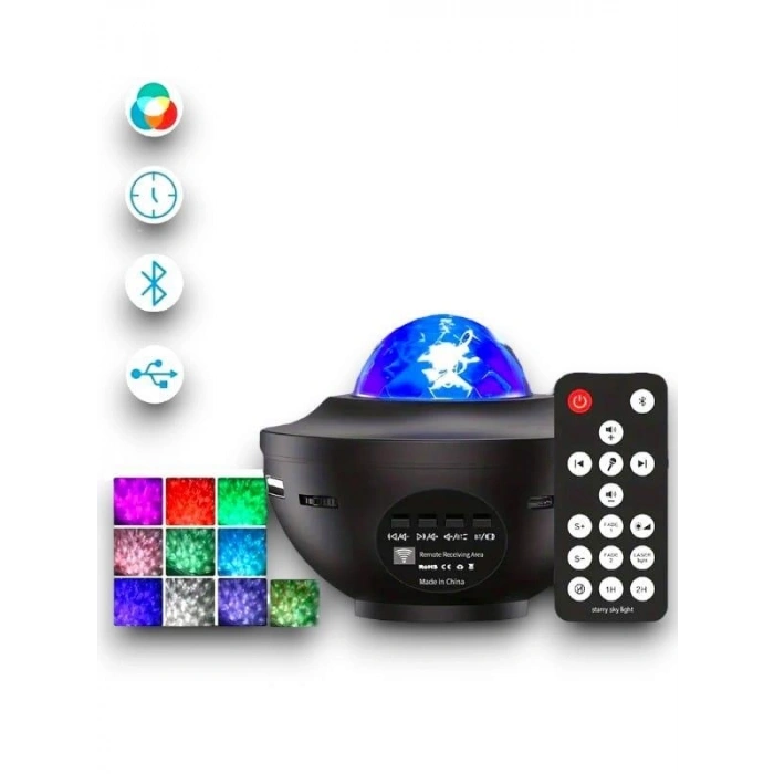 Yumurta Görünümlü Yıldızlı Projeksiyon