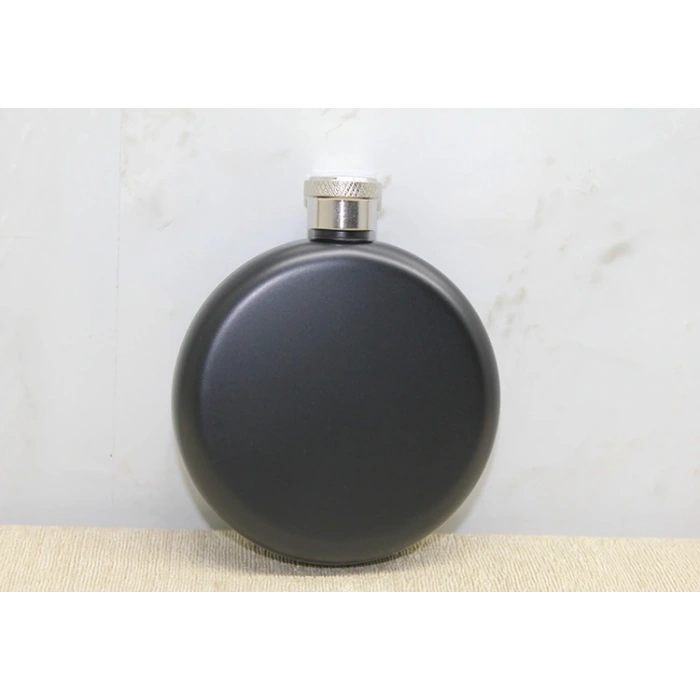 Yuvarlak Tekli Matara Siyah