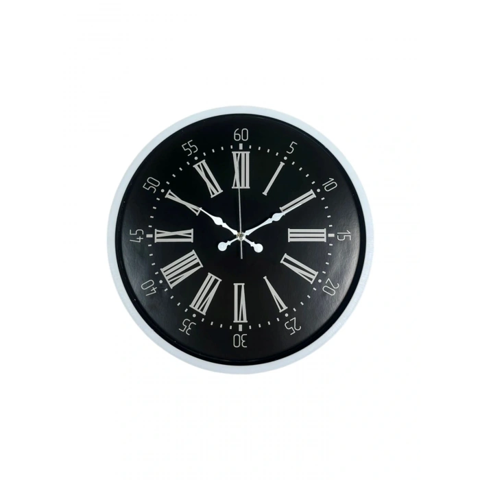 Zentime 36 Cm Beyaz Dekoratif Duvar Saati