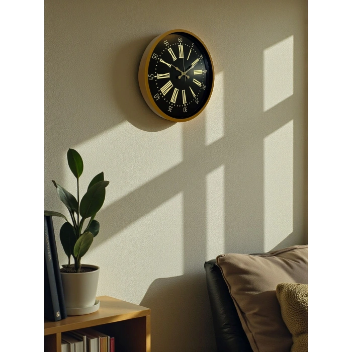 Zentime 36 Cm Kahverengi Duvar Saati