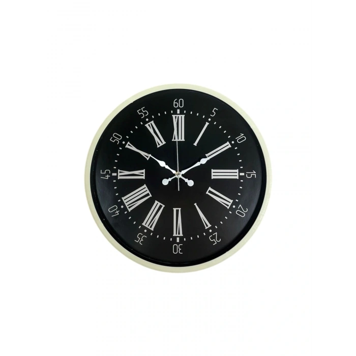 Zentime 36 Cm Krem Dekoratif Duvar Saati