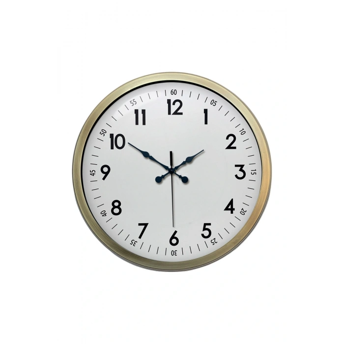 Zentime Eskitme Standart 40 Cm Metal Klasik Duvar Saati
