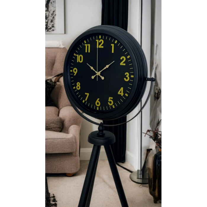 Zentime Black Prime Gold Rakamlı Tripod Ayaklı Saat