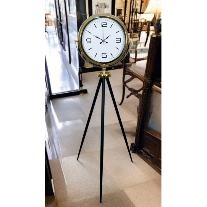 Zentime Elegance Gold Tripod Ayaklı Saat