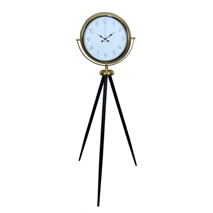 Zentime Gold Premium Dekoratif Tripod Ayaklı Saat