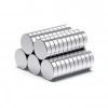 10 Adet 10x2mm Yuvarlak Neodyum Mıknatıs Güçlü Magnet Nikel Kaplamalı