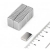 10 Adet 15x10x1.5 Mm Köşeli Neodyum Mıknatıs N35 Magnet Dayanıklı Nikel Kaplama