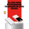 10000 Mah Taşınabilir Powerbank Çift Çıkışlı Type-c Ve Lightning Uyumlu