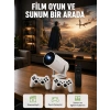 10.000 Oyun Destekli, Çift Kollu 4k Projeksiyon – Hdmı, Usb, Aux, Ethernet Yok Yeni Nesil