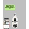 1080p Wifi Ampul Kamerası