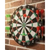 12 İnç Dart Tahtası 4 Adet Metal Uçlu Dart Oku Kolay Montajlı