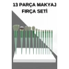 13 Parça Makyaj Fırça Seti Far Fırçası Allık Fırçası Yumuşak Uçlu