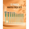 13 Parça Makyaj Fırça Seti Far Fırçası Allık Fırçası Yumuşak Uçlu