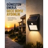 144 Ledli Geniş Aydınlatma Alanına Sahip Güneş Enerjili Güvenlik Lambası