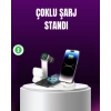 15w Hızlı Şarj Destekli 4’ü 1 Arada Kablosuz Şarj İstasyonu