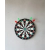 17 İnç Profesyonel Dart Tahtası Dayanıklı Yapı Ve 4 Metal Dart Oku